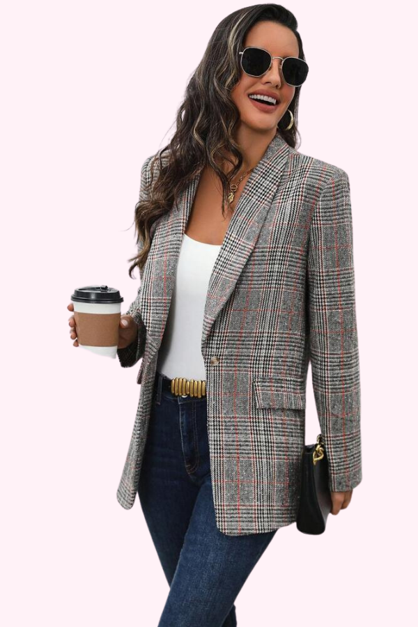 Vintage Houndstooth Blazer