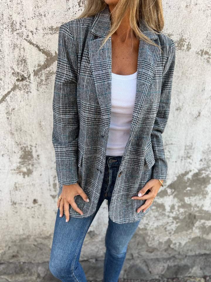 Vintage Houndstooth Blazer