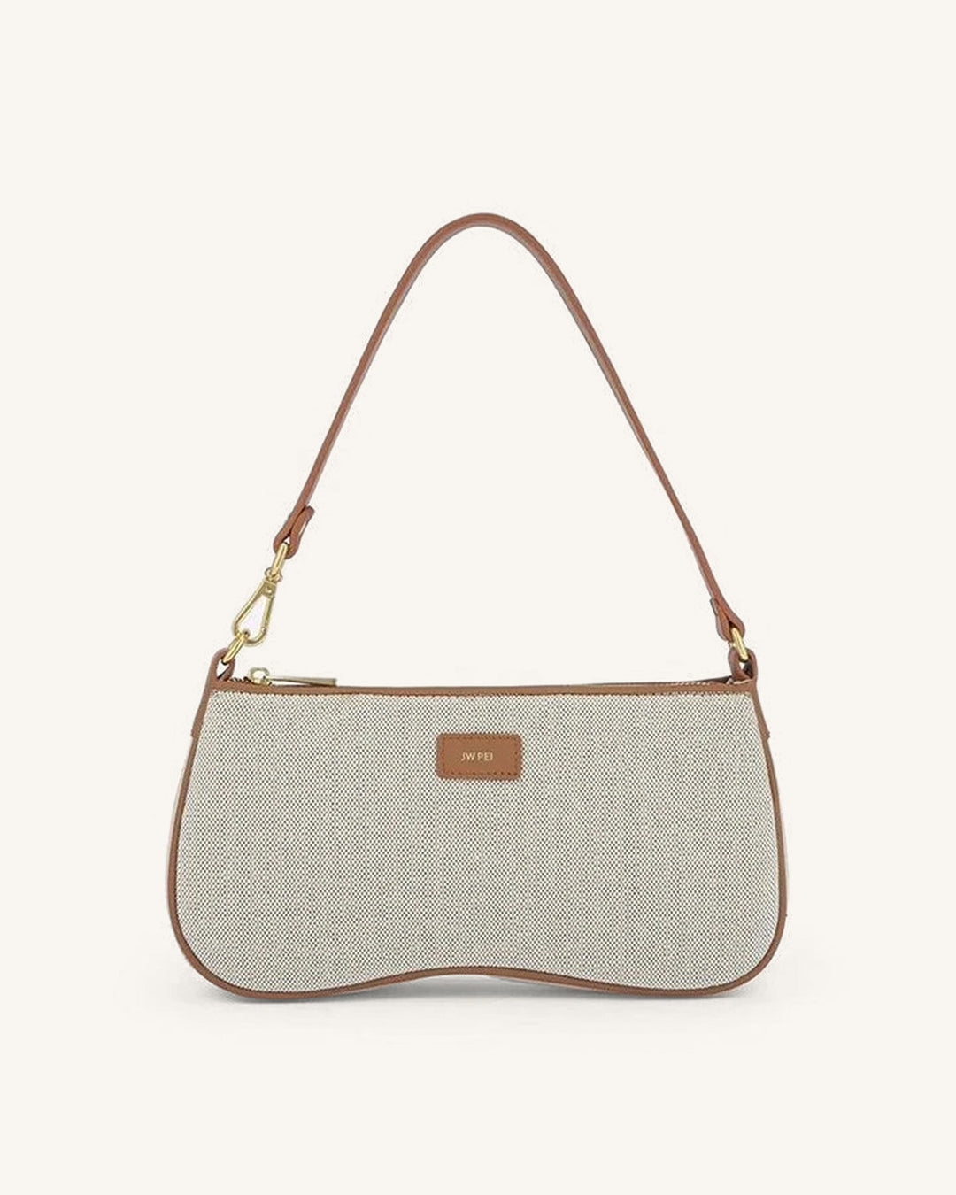 Pochette Eva – Tela Beige Raffinata