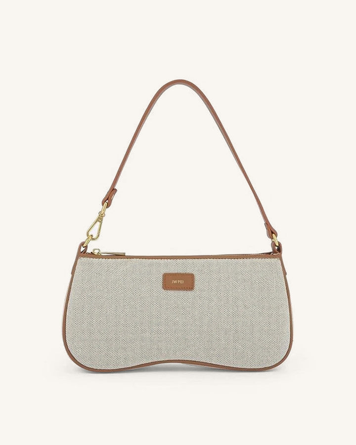 Pochette Eva – Tela Beige Raffinata