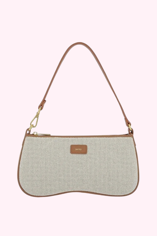 Pochette Eva – Tela Beige Raffinata