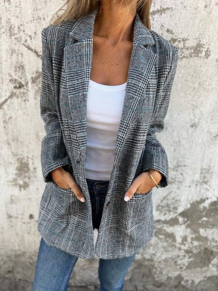 Vintage Houndstooth Blazer