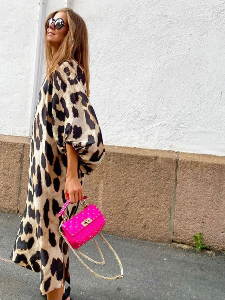 Alice | Leopard Print Dress