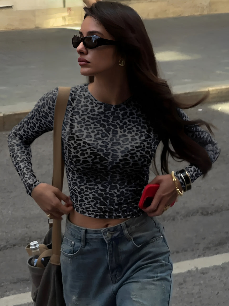 Leopardia Sensuale Top