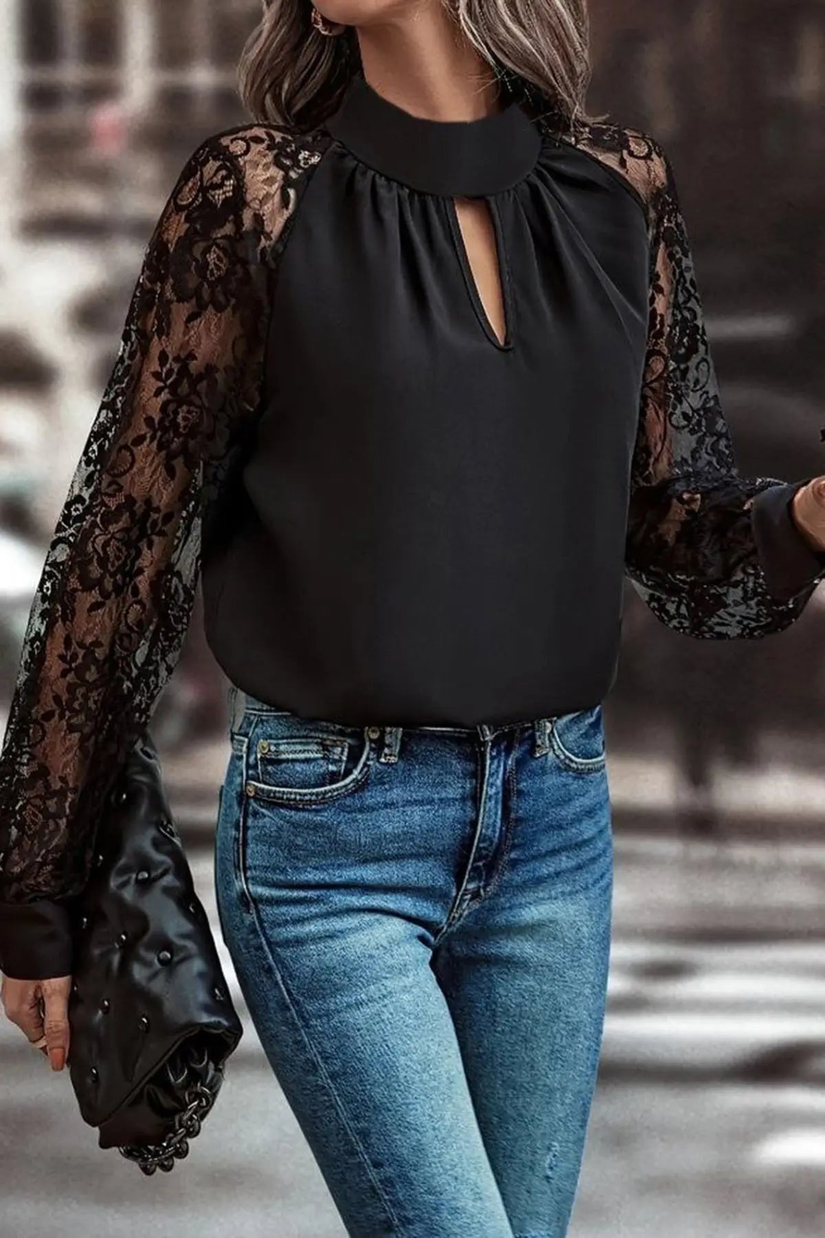 Nera Sensuale Blusa