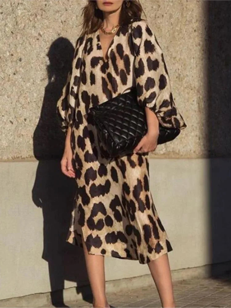 Alice | Leopard Print Dress