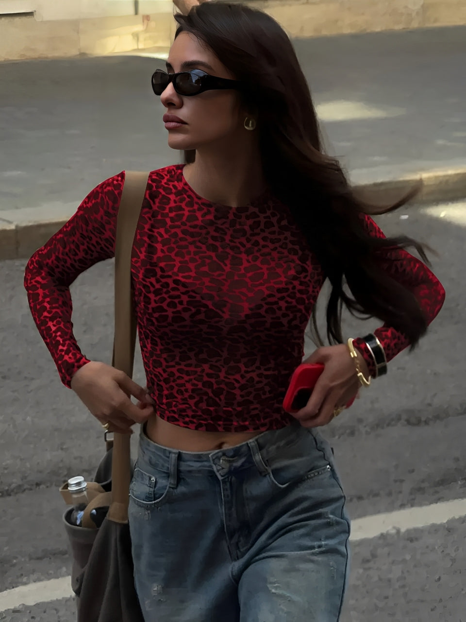 Leopardia Sensuale Top