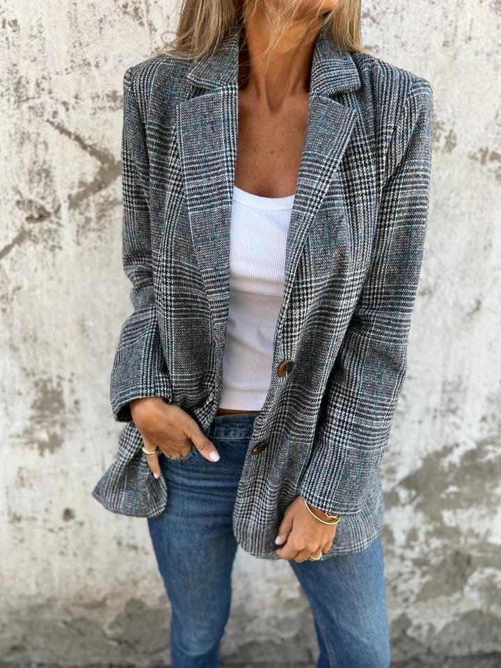 Vintage Houndstooth Blazer