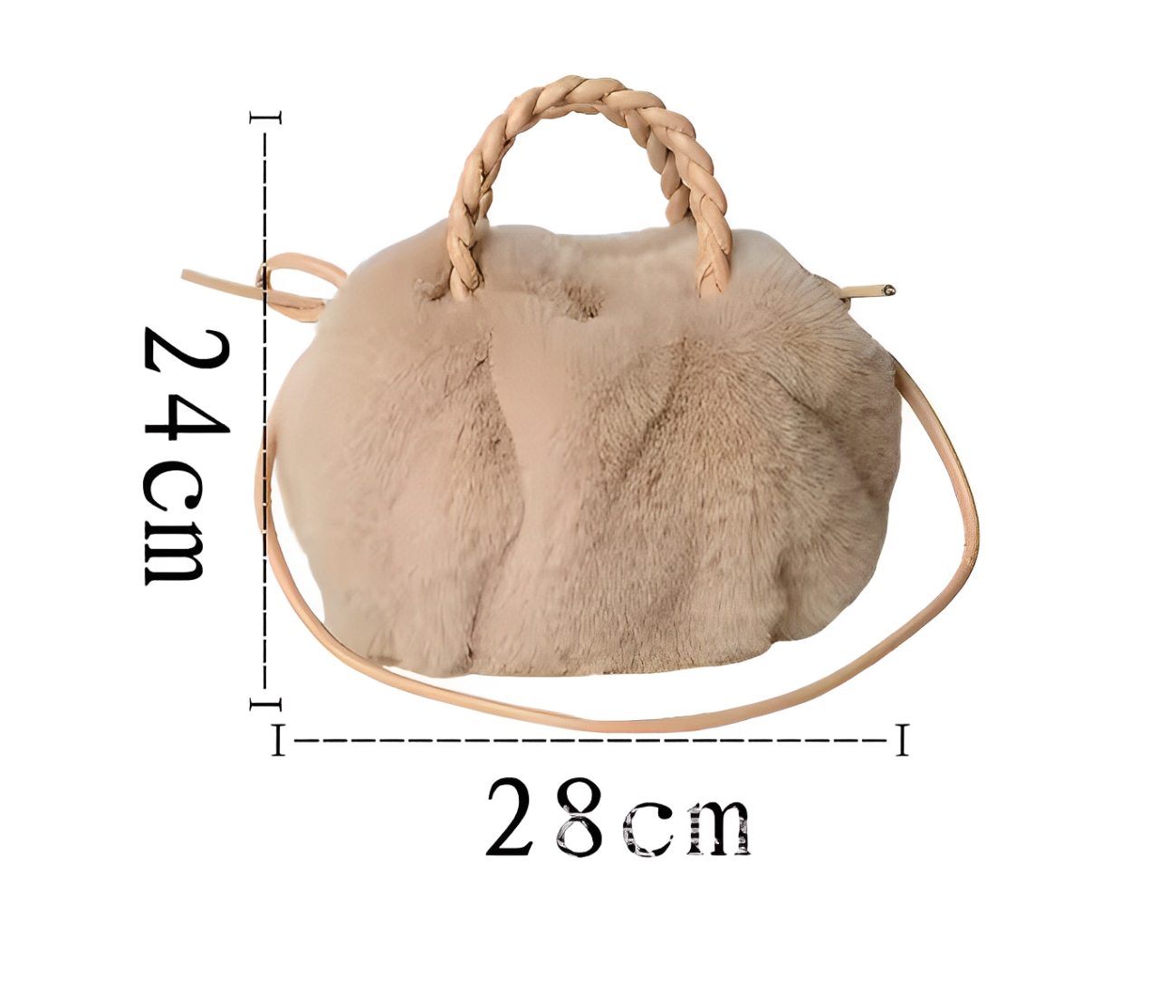 Fluffy Chic – Borsa a Mano Morbida